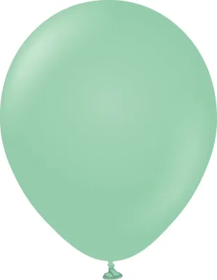 Kalisan Latex Balloons Standard Mint Green 18in - 25 pieces
