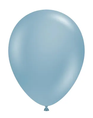 5" TUFTEX Blue Slate Latex Balloons | 50 Count