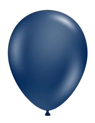 11" TUFTEX Metallic Pearlized Midnight Blue Latex Balloons | 100 Count