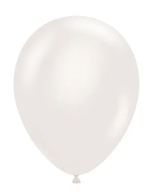17" TUFTEX Metallic Pearlized Sugar Latex Balloons | 50 Count