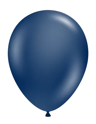5" TUFTEX Metallic Pearlized Midnight Blue Latex Balloons | 50 Count