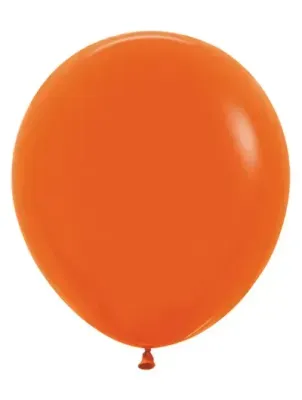 18" Sempertex Fashion Orange Latex Balloons | 25 Count