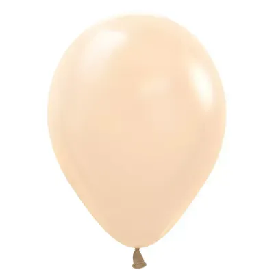 11" Sempertex Pastel Matte Malibu Peach Latex Balloons | 100 Count