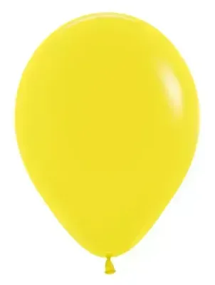 11" Sempertex Fashion Yellow Latex Balloons | 100 Count