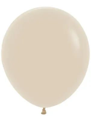 18" Sempertex Deluxe White Sand Latex Balloons | 25 Count