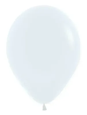 11" Sempertex Fashion White Latex Balloons | 100 Count