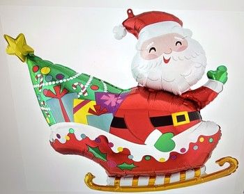 28” Santas Sleight SuperShape