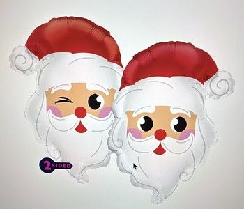 22" Light Skin Santa Head Special Shape