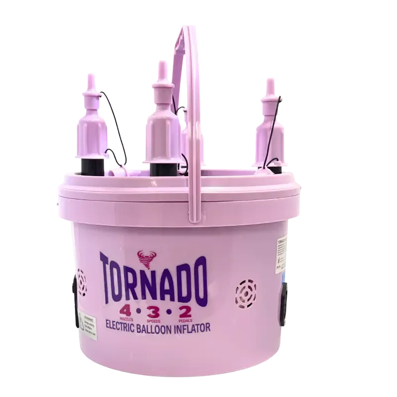 Element Series - Lilac Tornado 4 Nozzle 3 Speed 2 Pedal Bucket Inflator