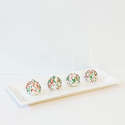 Holly Jollies (holiday cake pops)