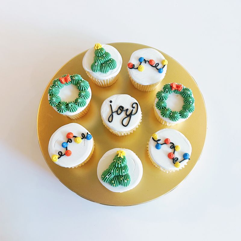 The Jingle Batch (custom holiday cupcakes)