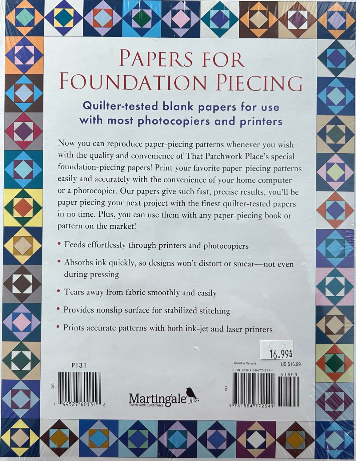 Paper Piecing Foundation Paper