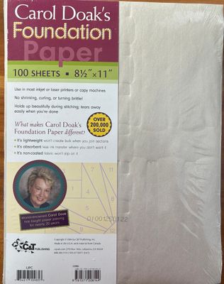 Paper Piecing Foundation Paper