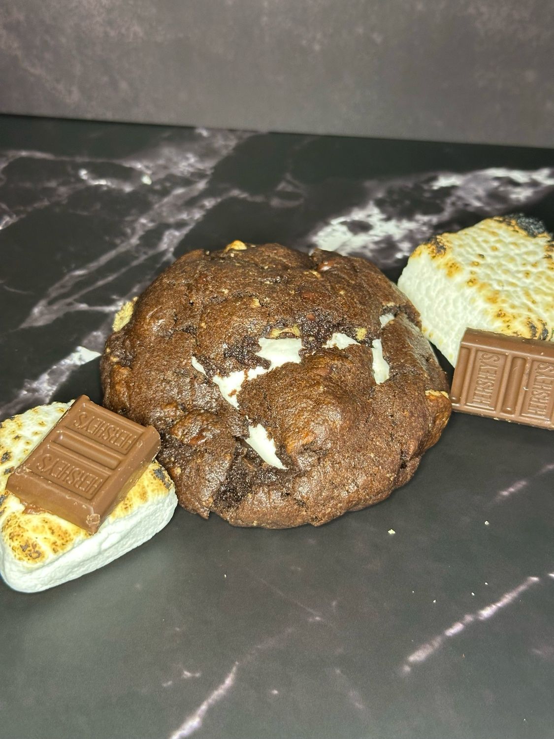 Double Chocolate S’mores Cookies