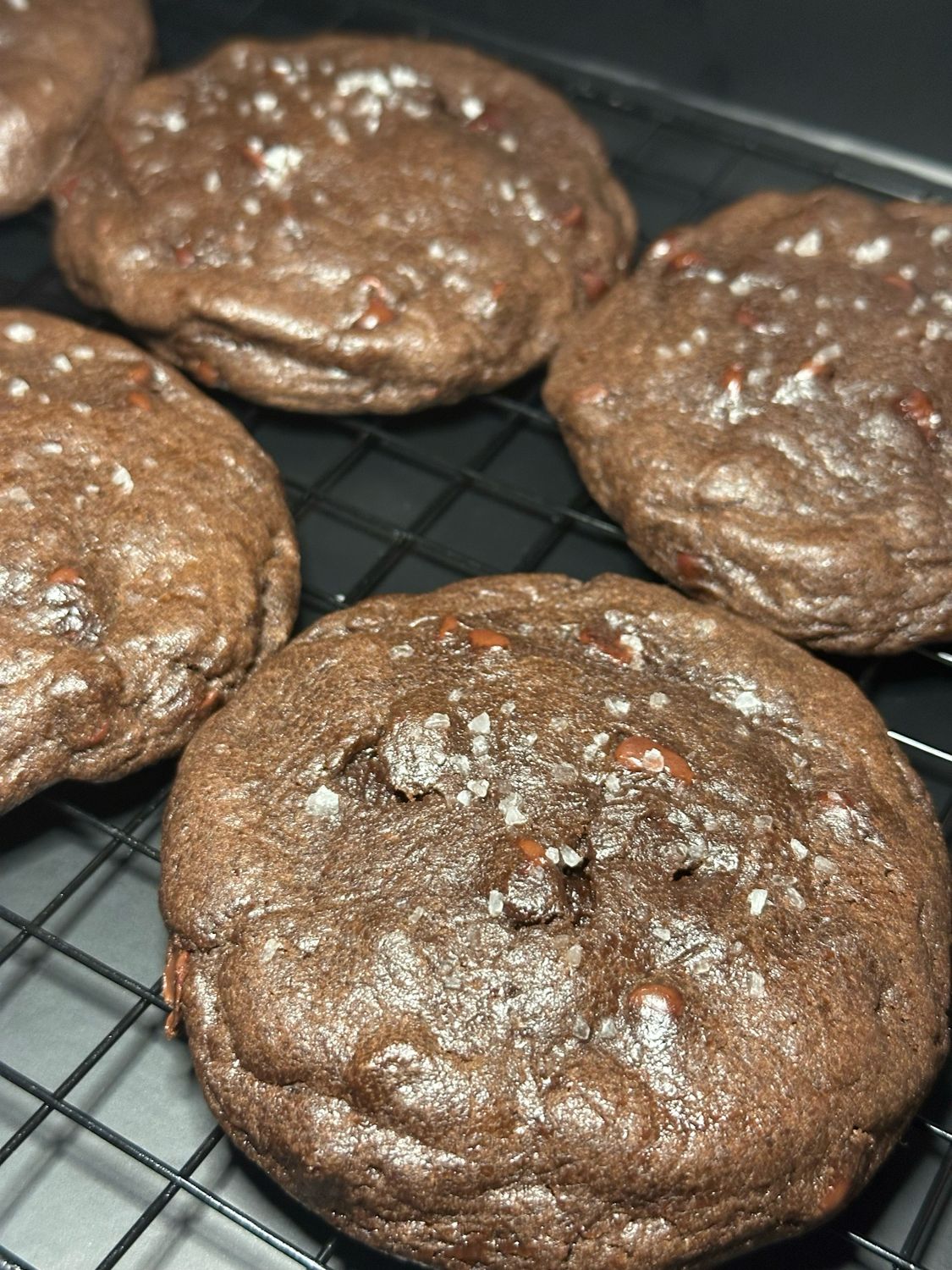Triple Chocolate Chunk Cookies