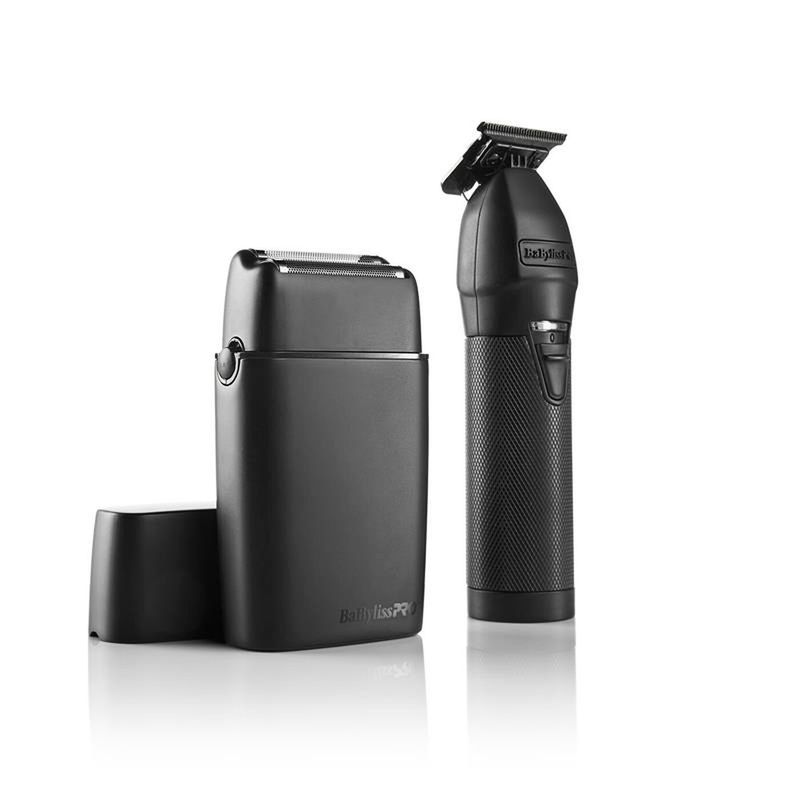 BaBylissPRO Limited FX Matte Black - Trimmer &amp; Double Foil Shaver