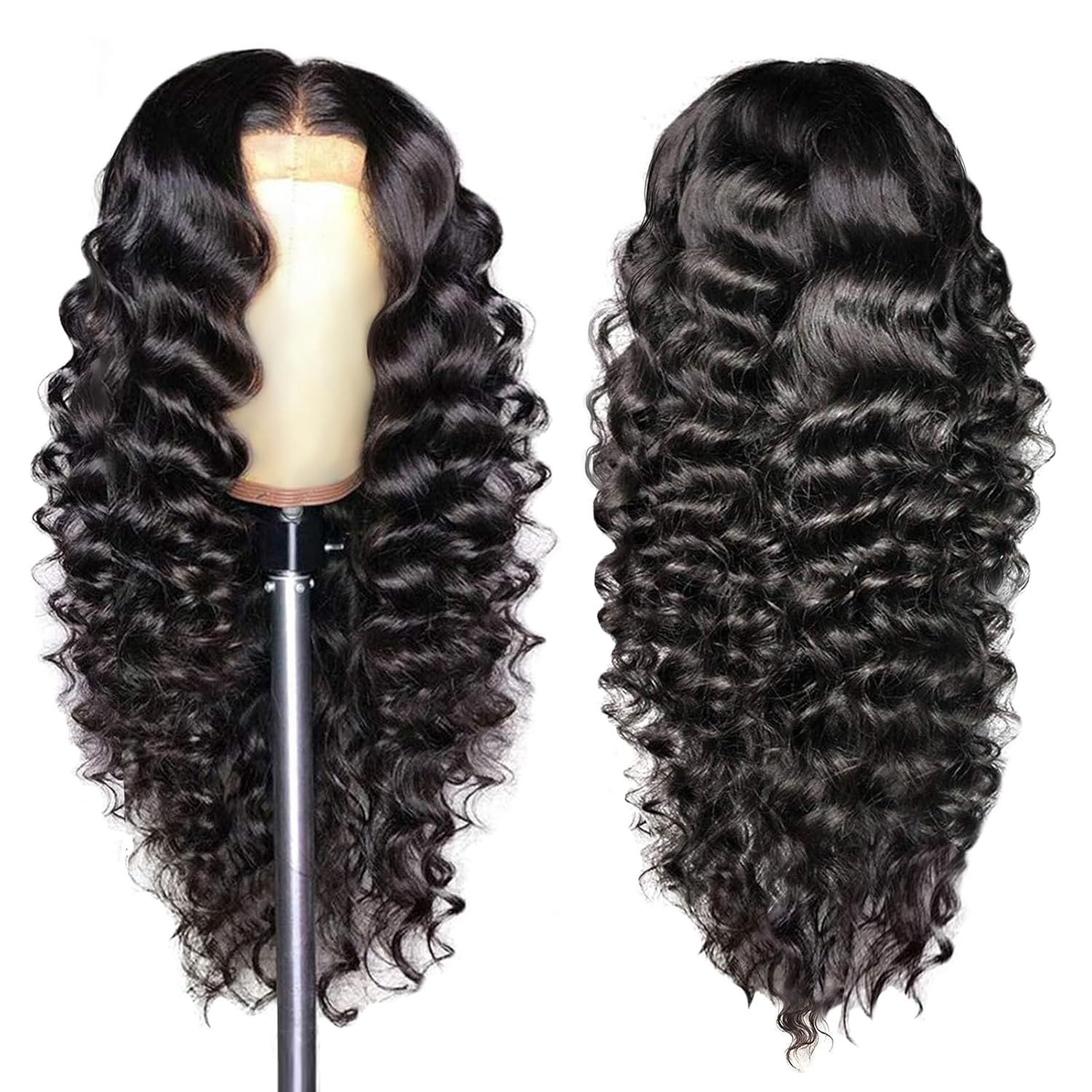 Human Hair Lace wig 26&quot; ( Natural )