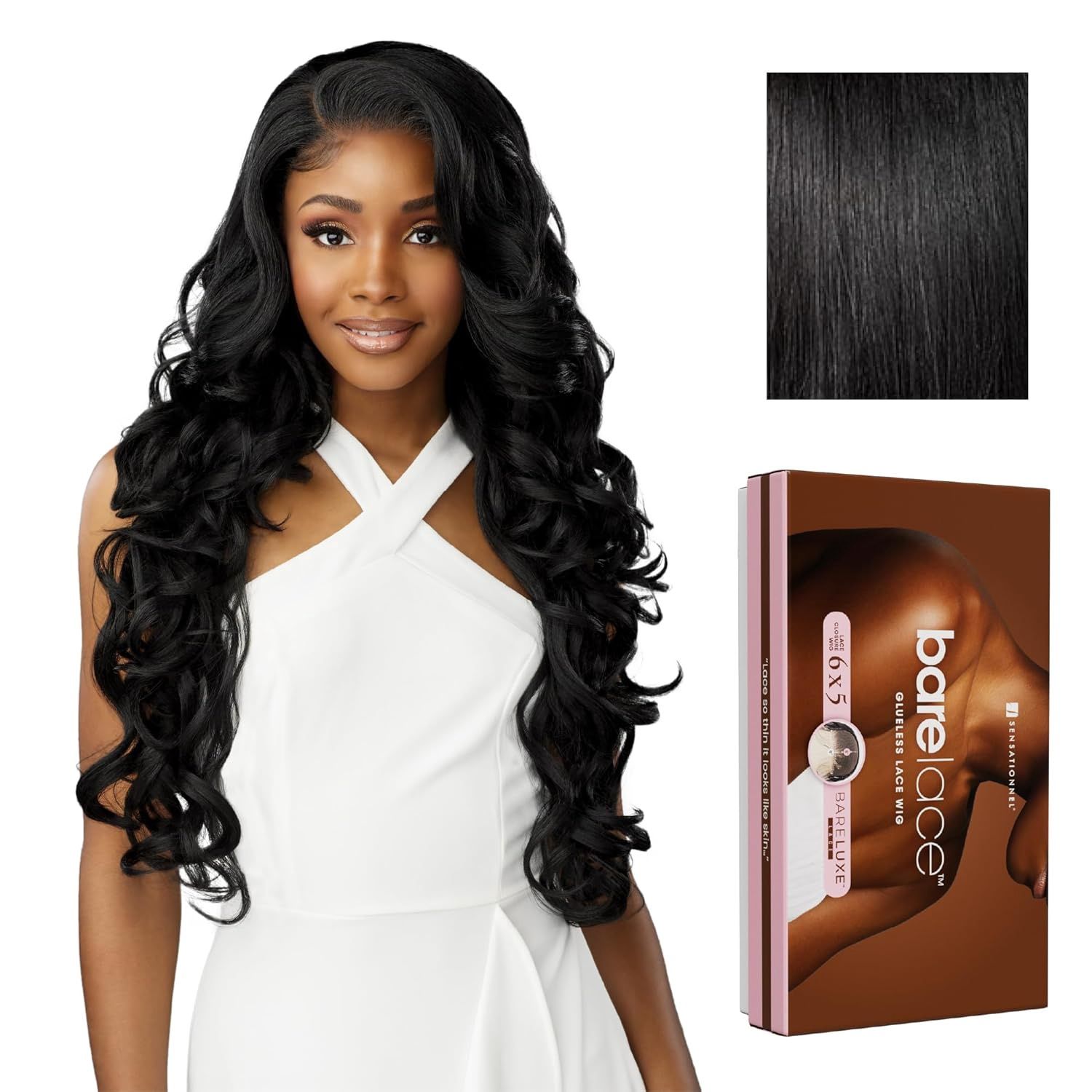 Syntheic Bare Lace Wig Unit 4