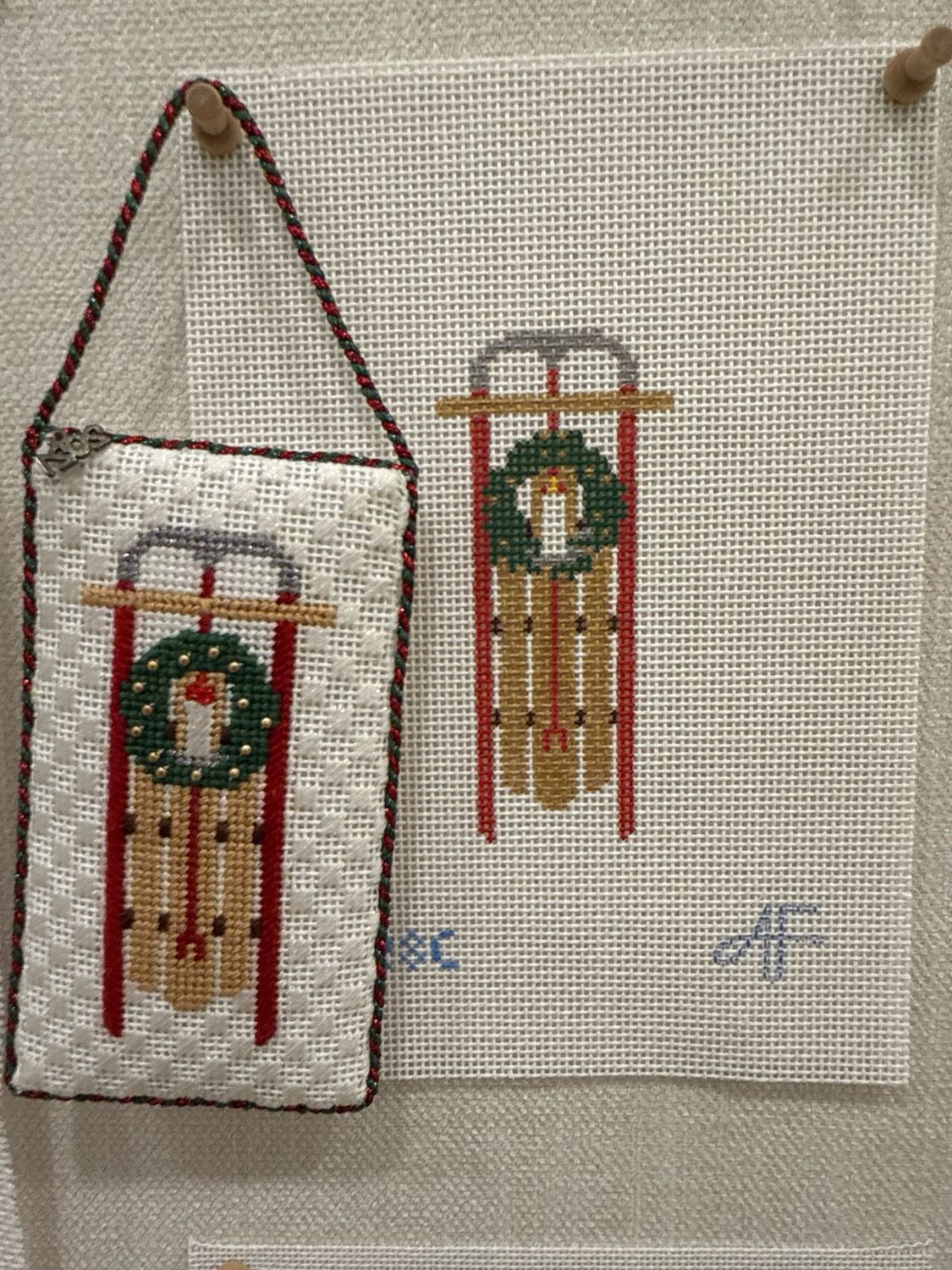 Sled with Candle (AF28C)