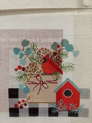 Buffalo Check Cardinal with s.g. (A151)