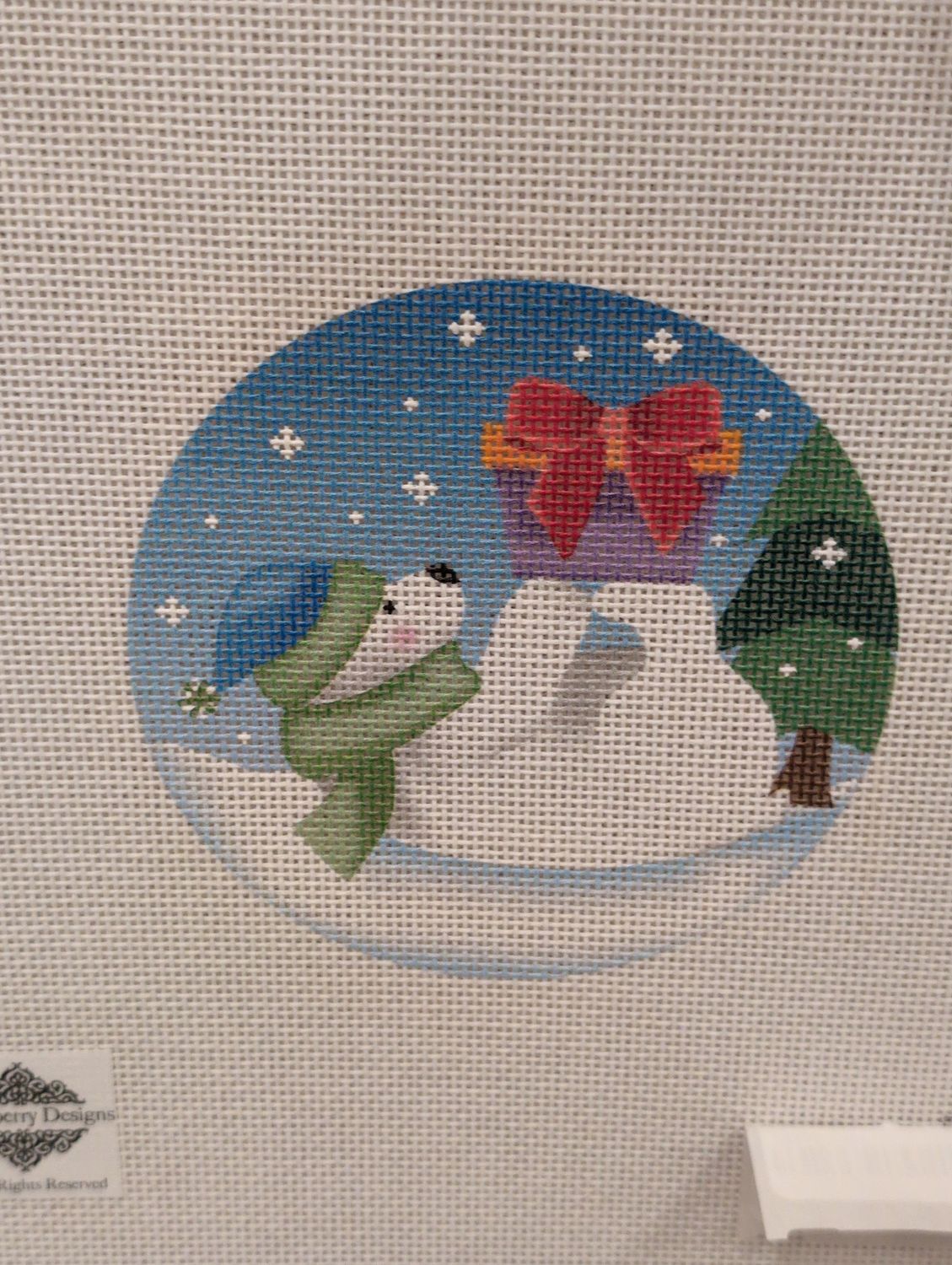 Polar Bear with Present (PB04)