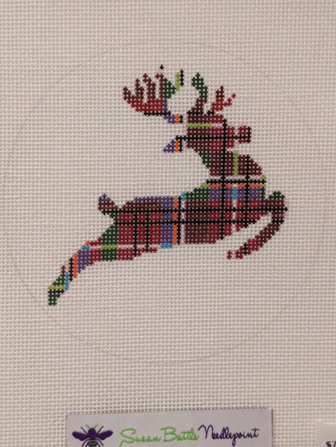 Plaid Reindeer Small (SBNX61)