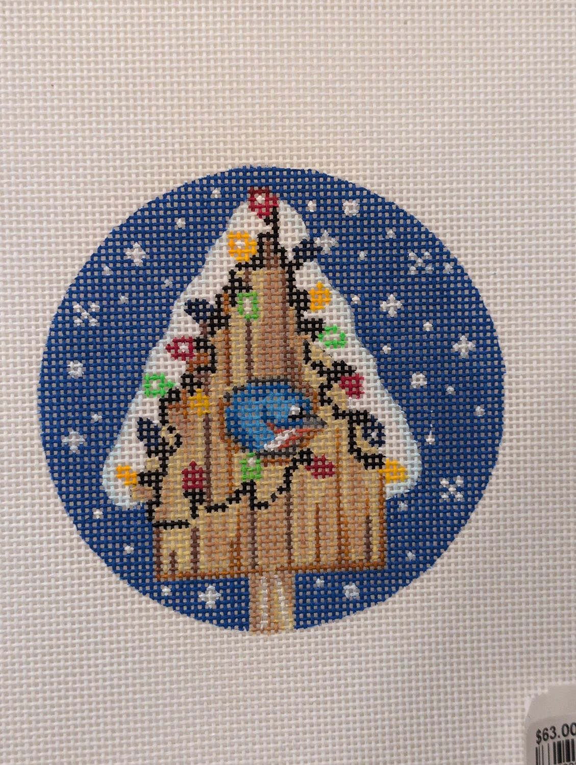 Birdhouse with Bluebird (LM6)