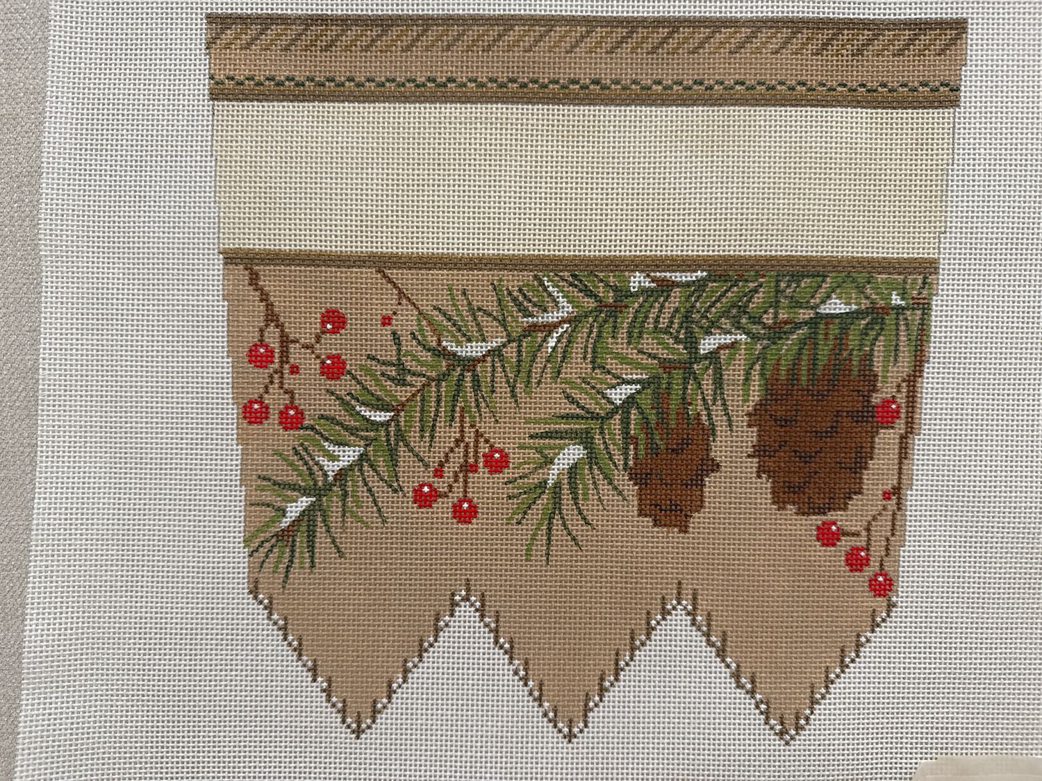 Pinecone and Berries Cuff (MS178)