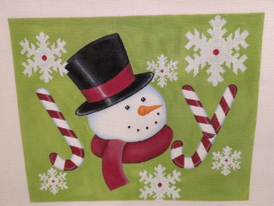 Candy Cane Joy Snowman (CHR14)