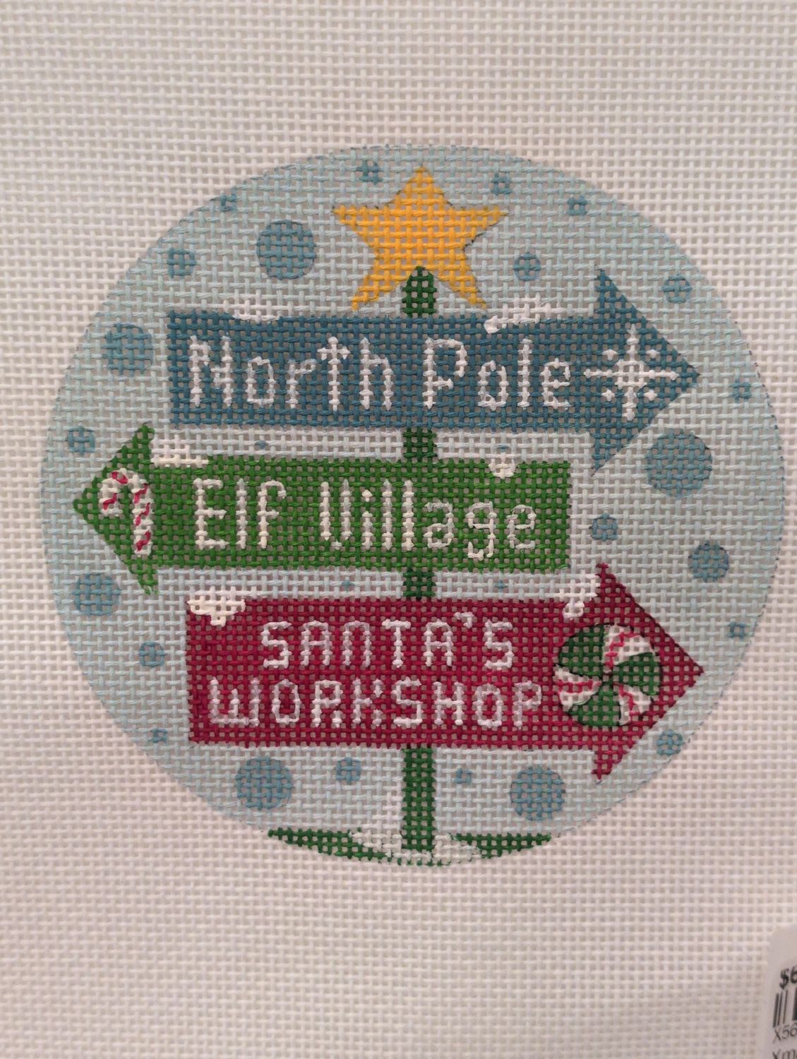 Xmas Sign Post (X566)