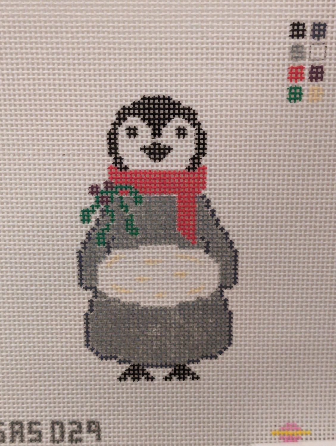 Large Penguin with Muff (SAS029)