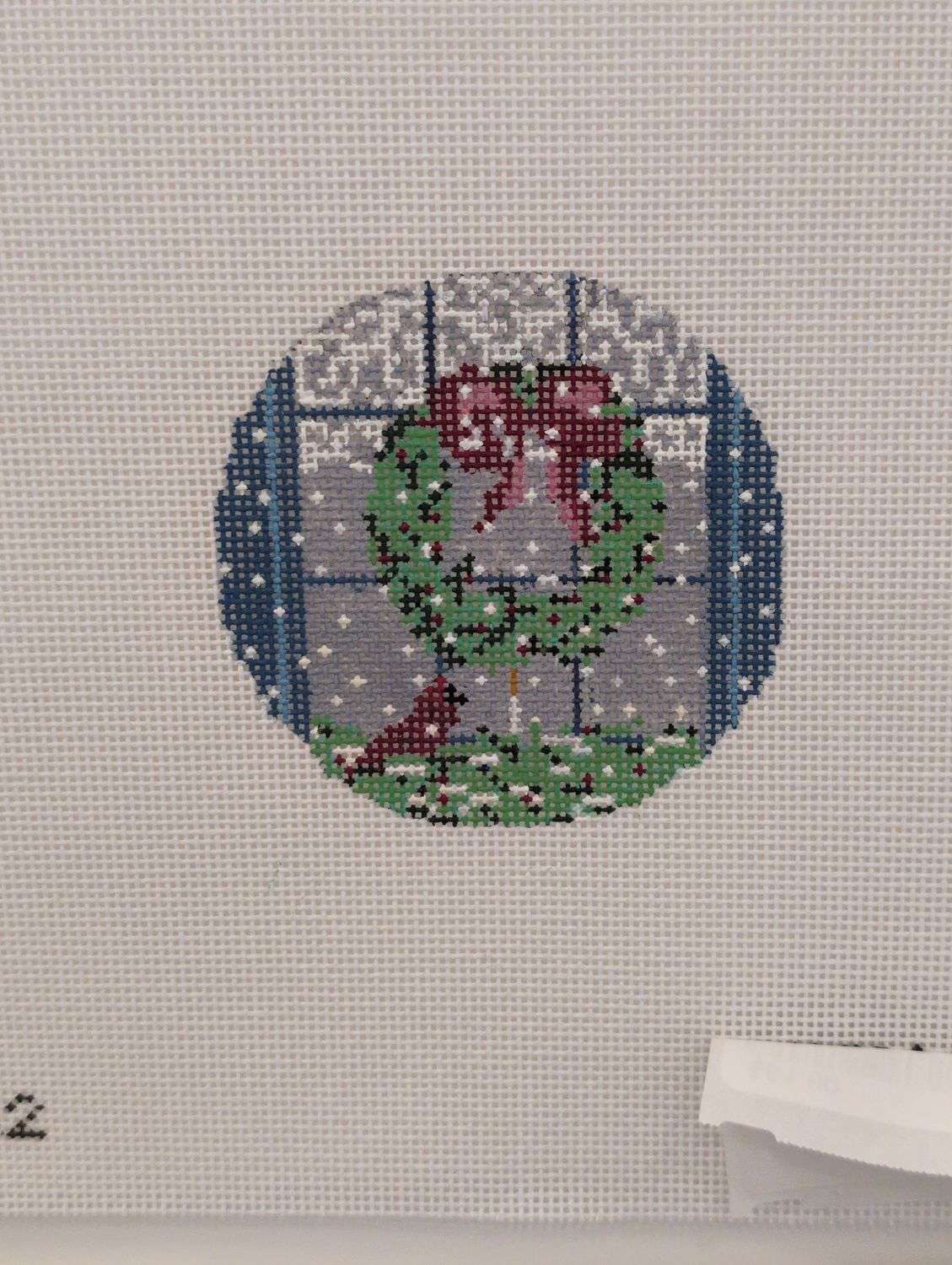 Christmas Wreath with Cardinal (NC1772)