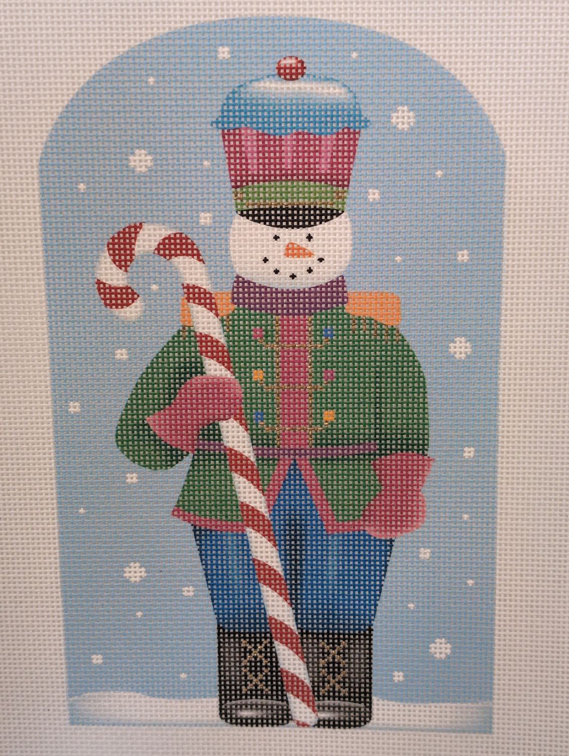 Candy Cane Snowman Sentry (SN51)