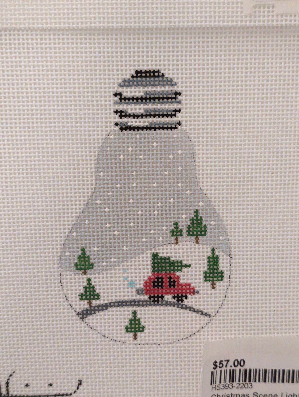 Christmas Scene Lightbulb (HS393)