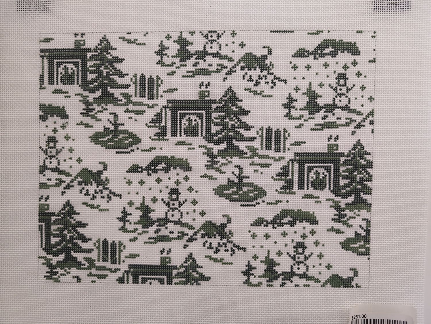 Winter Toile - Green (SCT3)