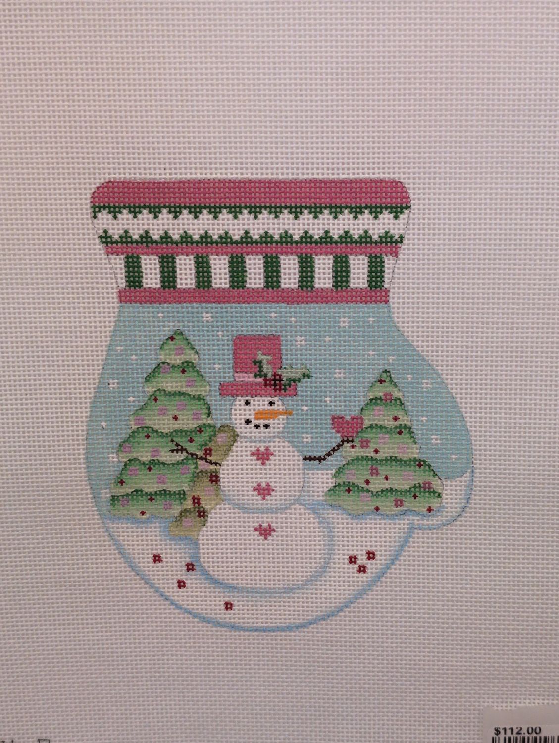 Snowman Mitten (2336A)
