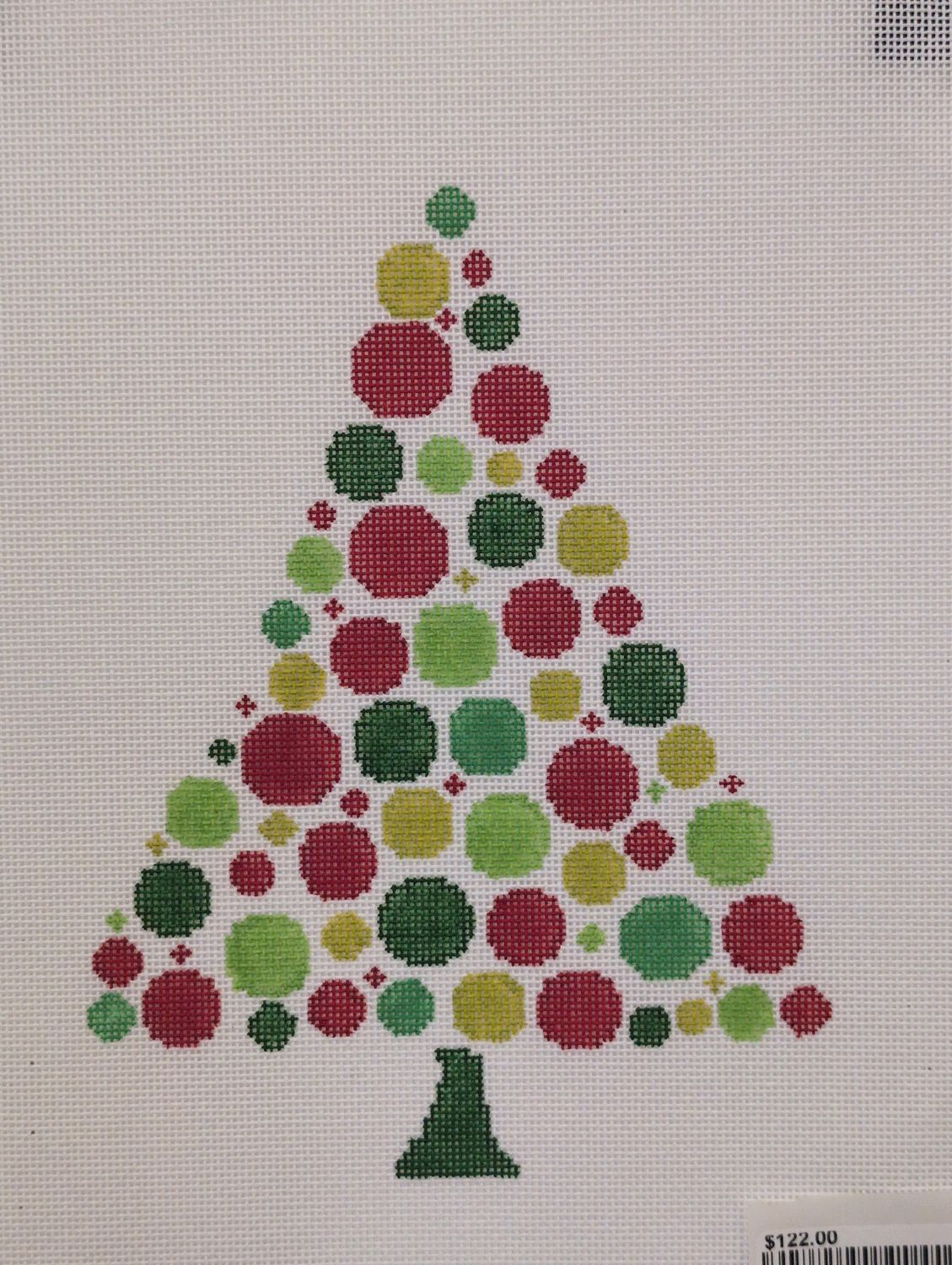 Green Red Dot Christmas Tree (KICH59)