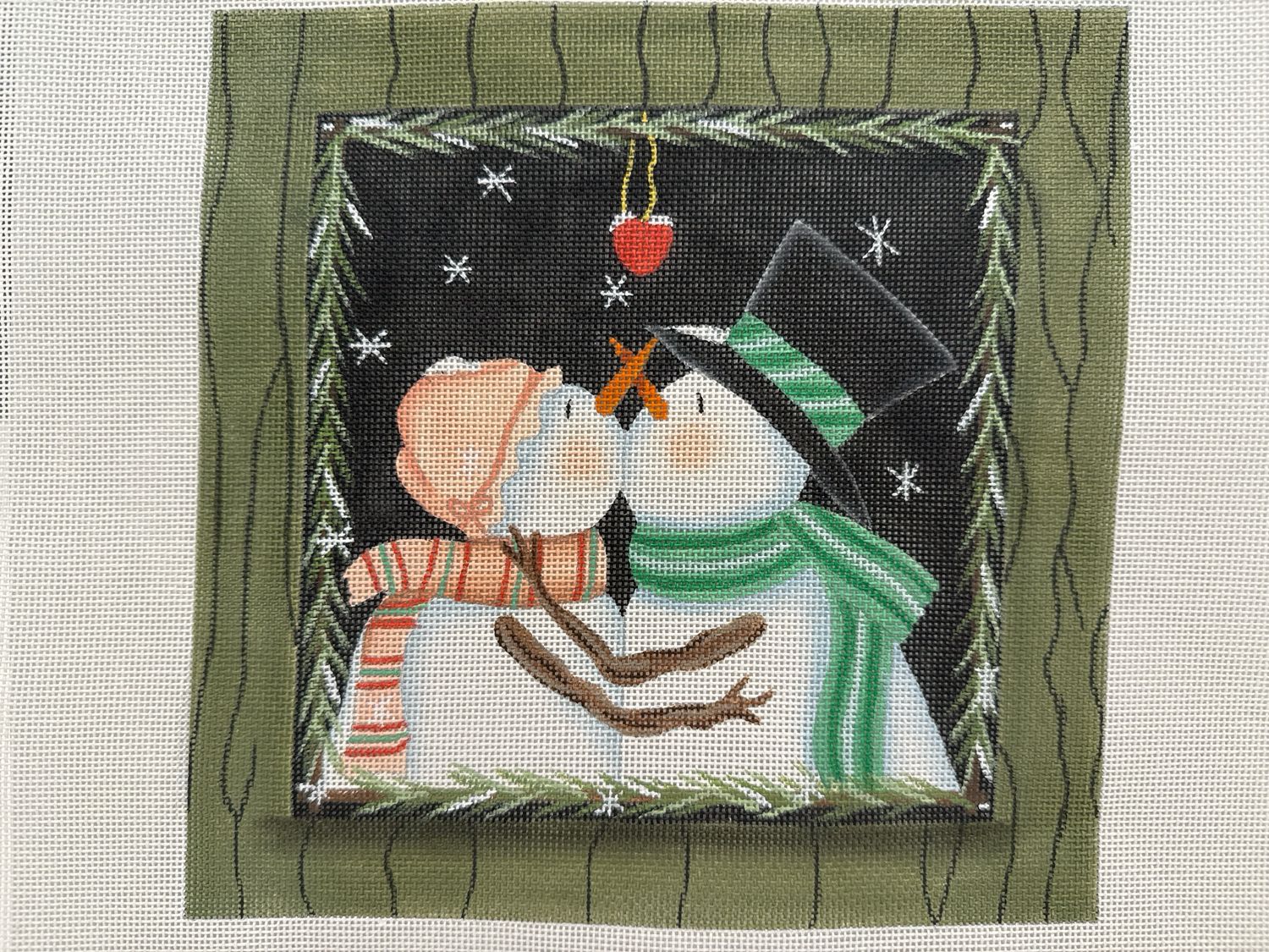 Snow Couple Kissing (GDPL08)