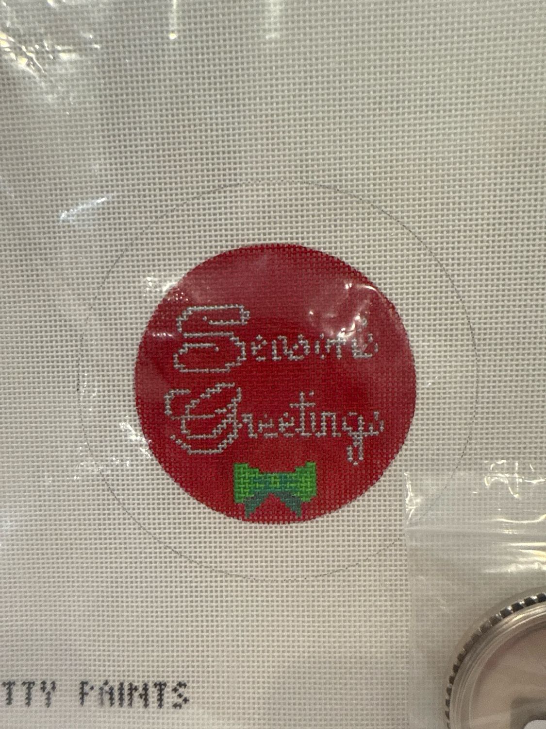 Seasons Greetings Button (BC39)