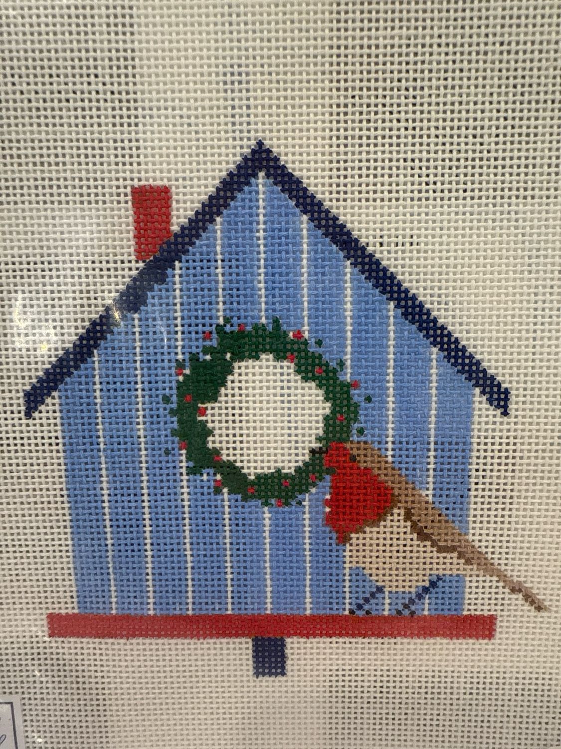Birdhouse with Robin (SS056)
