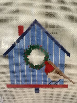 Birdhouse with Robin (SS056)