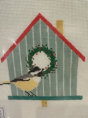Birdhouse with Chickadee (SS057)