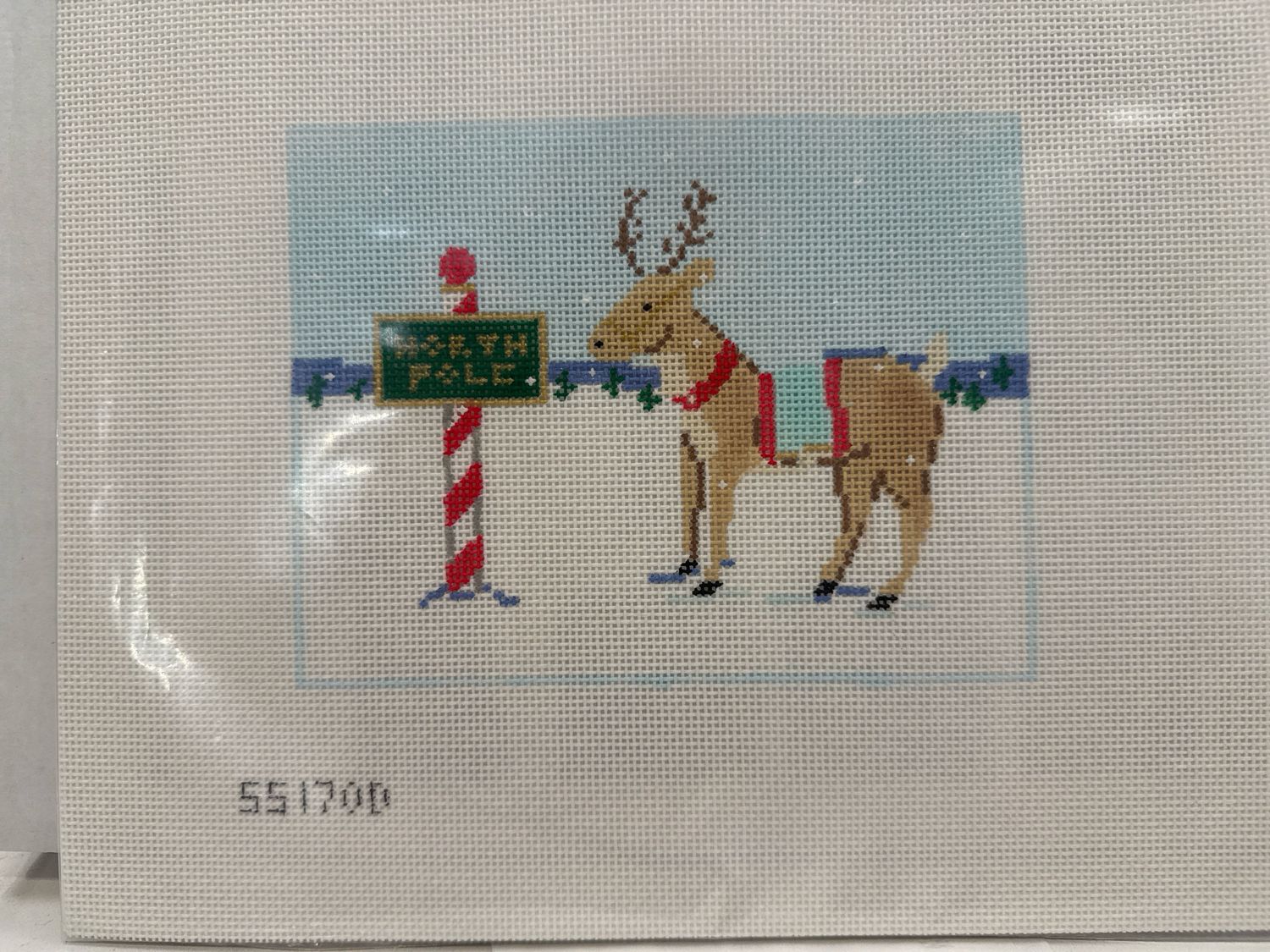 Reindeer and North Pole Sign (SS170D)