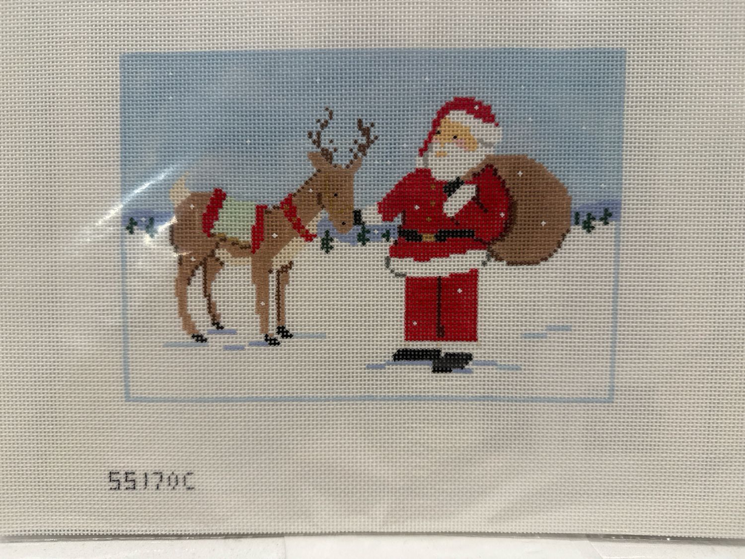 Reindeer and Santa (SS170C)