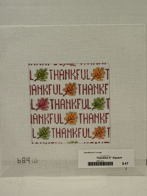 Thankful 4&quot; Square (6892)