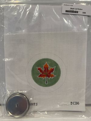 Maple Leaf Button (BC36)