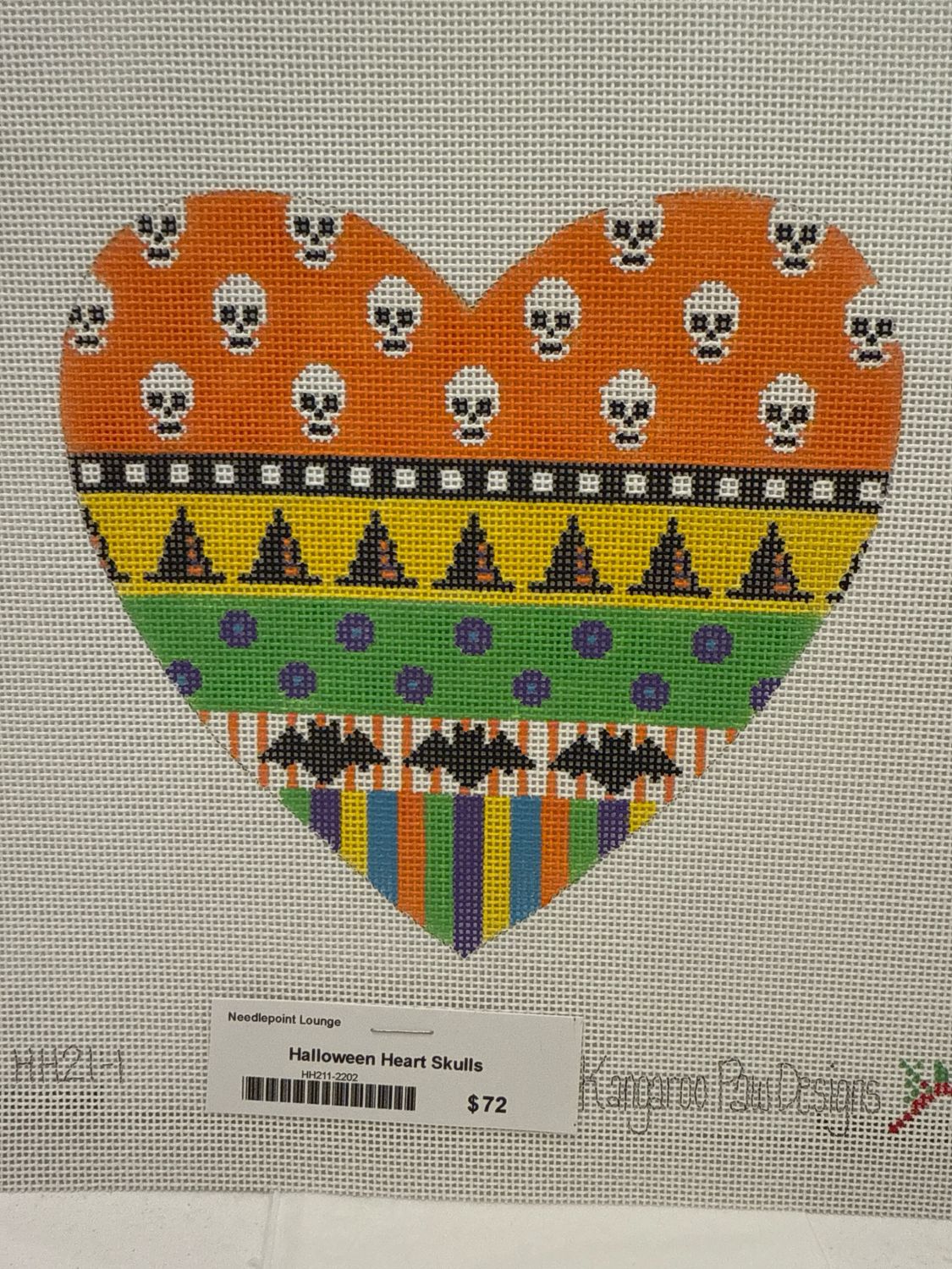 Halloween Heart Skulls (HH211)
