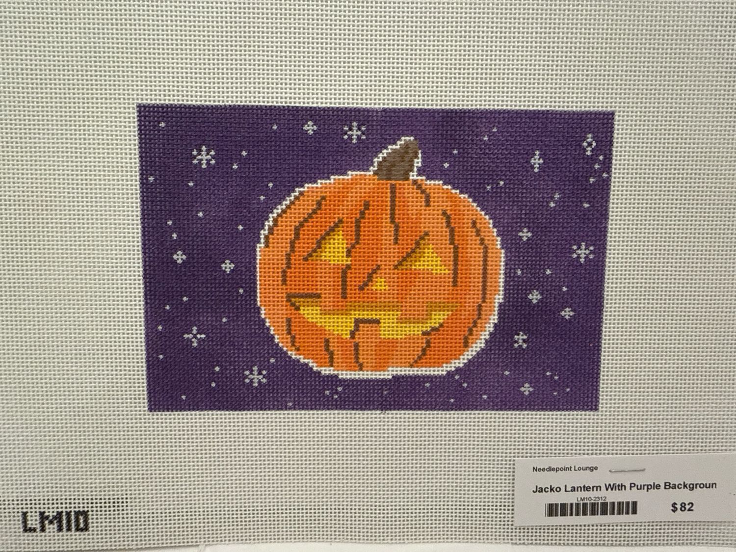 Jack-O-Lantern with Purple Background (LM10)