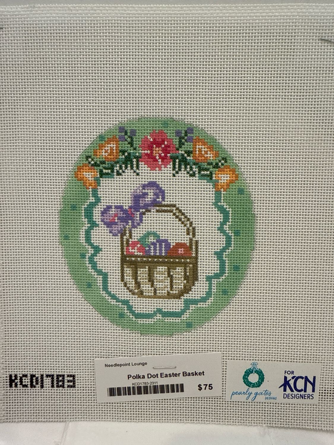 Polka Dot Easter Basket (KCD1783)
