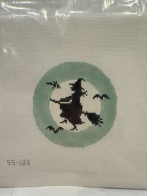 Halloween Witch Silhouette w SG (SS133)